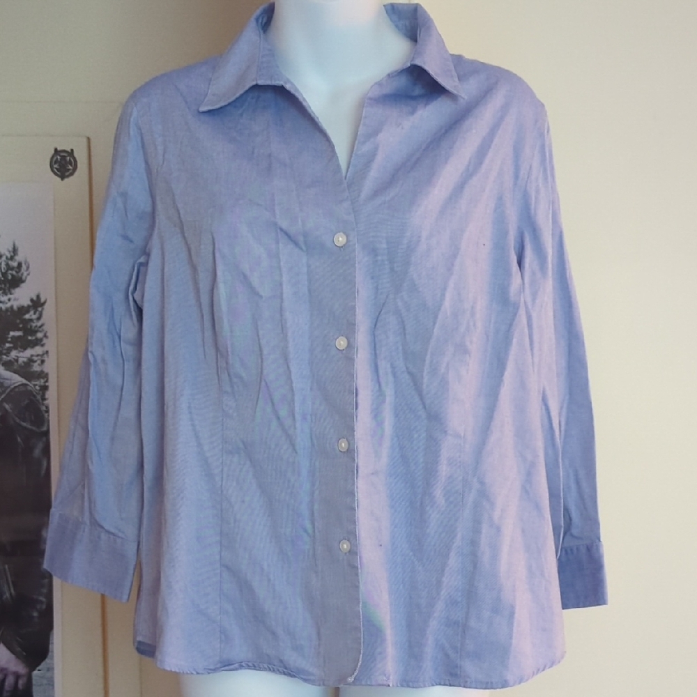Anne Klein Sky Blue Shirt